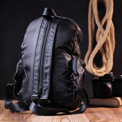 Міський чоловічий текстильний рюкзак Vintage 20574 Чорний