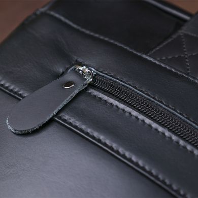 Ділова шкіряна сумка для ноутбука Vintage 20680 Чорний