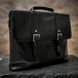 Чоловічий портфель з натуральної шкіри Tony Perotti Italico 9225G-38 (90415) Чорний