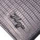 Красивый мужской кошелек из фактурной кожи под рептилию KARYA 21059 Черный