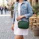 Сумка через плечо на одно отделение из натуральной кожи Vintage 22384 Зеленая