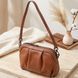 Жіноча сумка з драпіруванням з натуральної шкіри Vintage 22895
