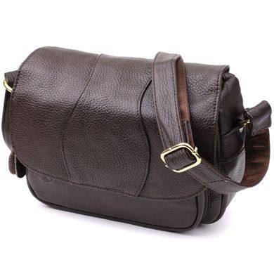 Сумка из натуральной кожи для женщин Vintage 22973 Коричневый