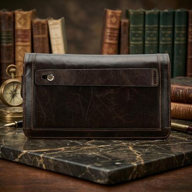 Клатч чоловічий з ременем Vintage 14679 Коричневий