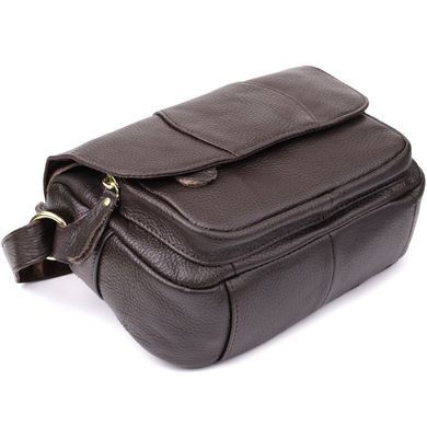 Сумка из натуральной кожи для женщин Vintage 22973 Коричневый