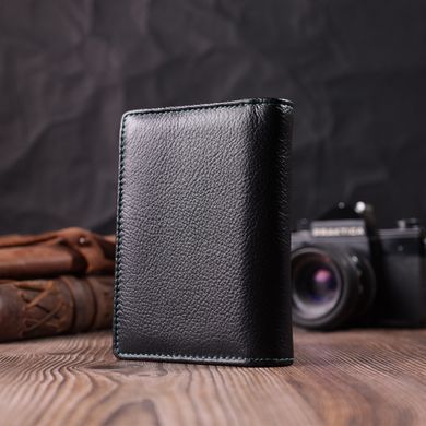 Стильний гаманець для жінок із натуральної шкіри ST Leather 22501 Чорний