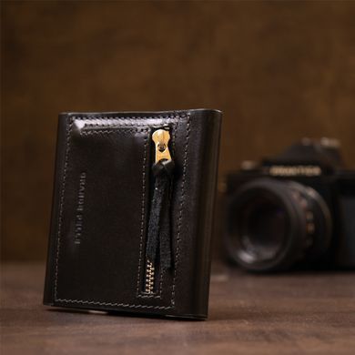 Портмоне кишенькове 11336 Grande Pelle Чорне