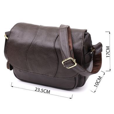 Сумка из натуральной кожи для женщин Vintage 22973 Коричневый
