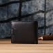 Классический мужской бумажник горизонтального формата из натуральной кожи ST Leather 23094 Черный