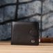 Классический мужской бумажник горизонтального формата из натуральной кожи ST Leather 23094 Черный
