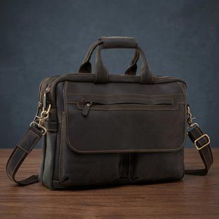 Сумка Vintage 14571 з вінтажної шкіри Коричнева