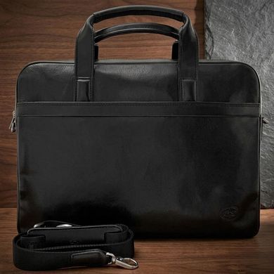 Чоловічий портфель з натуральної шкіри Tony Perotti Italico 6031G-38 (90422) Чорний