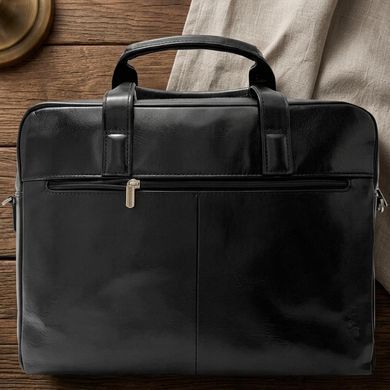 Чоловічий портфель з натуральної шкіри Tony Perotti Italico 6031G-38 (90422) Чорний