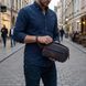 Стильная барсетка для мужчин на два отделения из качественного текстиля Vintage 22233 Черный