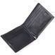 Компактный зажим для денег из натуральной гладкой кожи ST Leather 19416 Черный