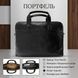 Чоловічий портфель з натуральної шкіри Tony Perotti Italico 6031G-38 (90422) Чорний