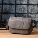 Сумка з натуральної шкіри для стильних жінок Vintage 22974 Сірий