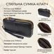 Жіночий клатч на два відділення з натуральної шкіри 22088 Vintage Чорний