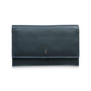 Практичный кошелек из натуральной телячьей кожи Tony Perotti 21034_1 (11048 navy) Синий