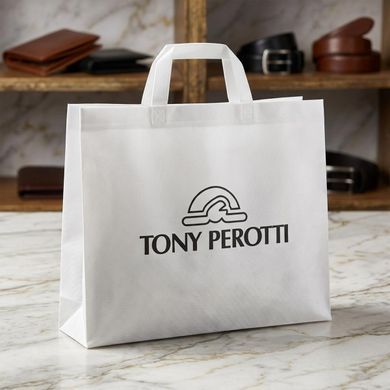 Мужская кожаная сумка Tony Perotti New Contatto 9058G-26 (90424) Черная