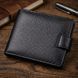 Небольшой вместительный кошелек из натуральной кожи ST Leather 22456 Черный
