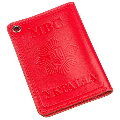 Компактна обкладинка на документи МВС України SHVIGEL 13978 Червона