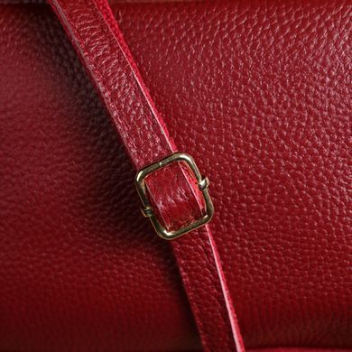 Сумка на три отделения для женщин из натуральной кожи Vintage 22889 Бордовый