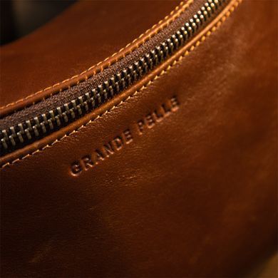 Поясная сумка GRANDE PELLE 11315 Рыжая