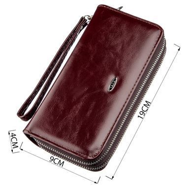 Кошелек женский из экокожи KIVI 19049 Коричневый