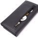 Вместительный кошелек для женщин из натуральной кожи ST Leather 23097 Черный