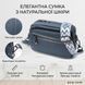 Оригінальна сумка жіноча з накладною кишенею з натуральної шкіри Vintage 22641 Синя