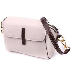 Небольшая сумка для женщин из натуральной кожи Vintage 22266 Белый