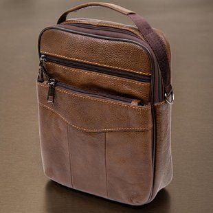 Мессенджер чоловічий Vintage 20392 Коричневий