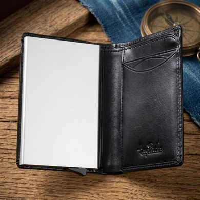 Мужская кредитница Tony Perotti Nevada 3758 nero (90599) Черная