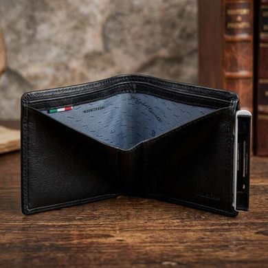 Мужская кредитница Tony Perotti Nevada 3758 nero (90599) Черная