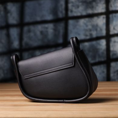 Женская сумка седло из качественной экокожи Vintage sale_15128 Черный