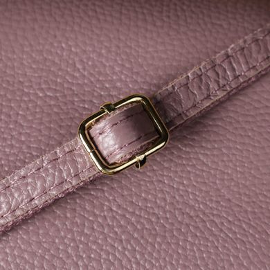 Женская сумка из натуральной кожи с тремя секциями Vintage 22891 Пурпурный