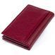 Визитница-книжка ST Leather 19218 Бордовая