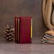 Визитница-книжка ST Leather 19218 Бордовая