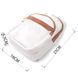 Женская сумка с одной лямкой через плечо из гладкой экокожи Vintage 22768 Белый
