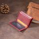 Визитница-книжка ST Leather 19218 Бордовая