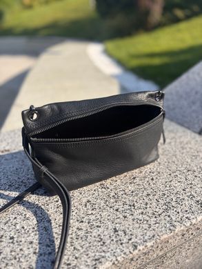 Модная женская сумка на плечо из натуральной кожи Vintage 23004 Черный