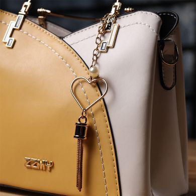 Елегантна жіноча сумка з якісної екошкіри Vintage sale_15129 Різнокольоровий