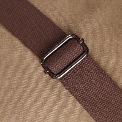 Містка вертикальна сумка для чоловіків із текстилю Vintage 22238 Оливковий