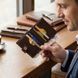 Портмоне вертикальне чоловіче шкіряне SHVIGEL 16222 Коричневе