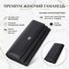 Женский кожаный кошелек для карт купюр и монет ST Leather 22696 Черный