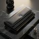 Женский кожаный кошелек для карт купюр и монет ST Leather 22696 Черный