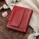 Жіночий шкіряний гаманець для карток купюр та монет ST Leather 18499 Червоний