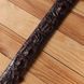 Ремень мужской CROCODILE LEATHER 18178 из натуральной кожи крокодила Коричневый