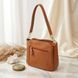 Женская сумка на три отделения из натуральной кожи Vintage 22975 Рыжий